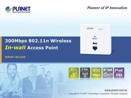 300Mbps n Wireless In-wall Access Point