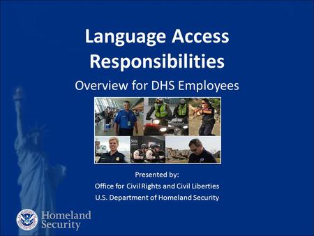 Language Access Responsibilities
