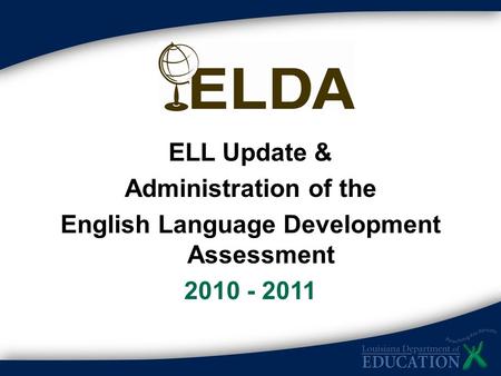 English Language Development Assessment