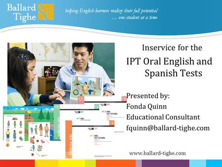 IPT Oral English and Spanish Tests
