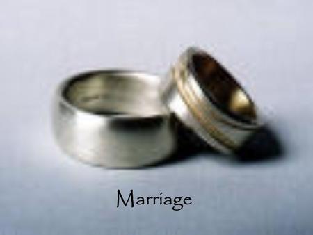 Marriage. The Purpose of Marriage: Many Christians believe that there are 2 purposes of marriage: 1.To love another person, in a distinct and unique way,