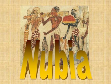 NUBIA (1000 B.C. – A.D. 150) Conquered and was conquered by Egypt Built up wide trade network Exported ivory, animal skins, gold, perfume, slaves Produced.