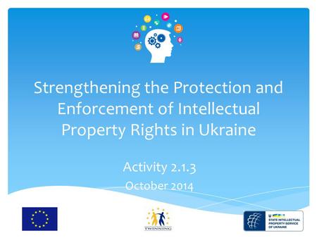 Strengthening the Protection and Enforcement of Intellectual Property Rights in Ukraine Activity 2.1.3 October 2014.