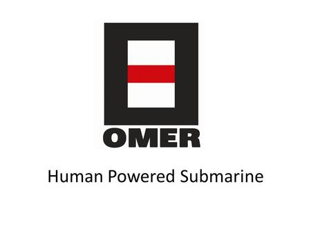 Human Powered Submarine