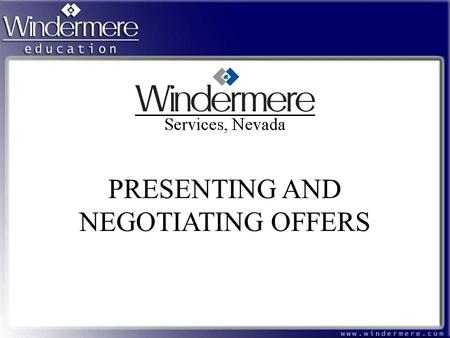 PRESENTING AND NEGOTIATING OFFERS. What We Will Cover Review Presentation Techniques Review Negotiation Techniques Have Specific Examples of Techniques.