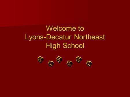 Welcome to Lyons-Decatur Northeast High School Northeast.