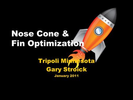 Nose Cone & Fin Optimization