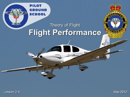 Theory of Flight Flight Performance