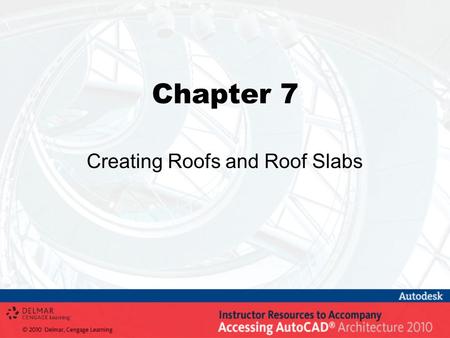 Creating Roofs and Roof Slabs