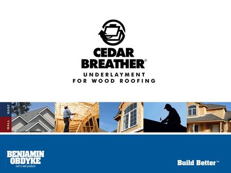 Underlayment for Wood Roofing 4 Recommended Methods of Installation on Solid Sheathing Cedar Shake & Shingle Bureau 1.Use treated shakes or shingles.
