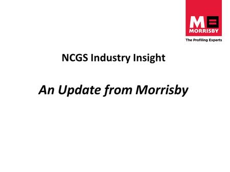 Morrisby NCGS Industry Insight An Update from Morrisby.