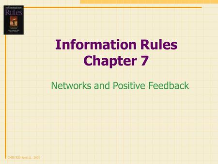 Information Rules Chapter 7