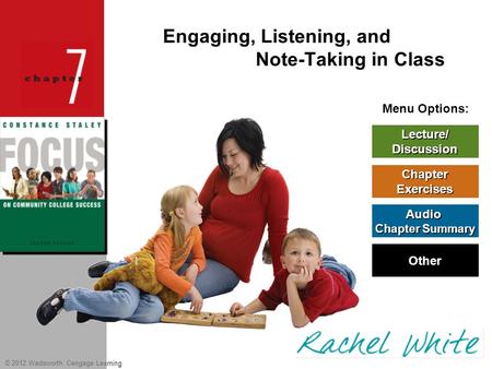Engaging, Listening, and Note-Taking in Class