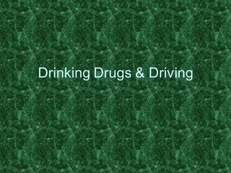 Drinking Drugs & Driving. The Effects of Alcohol Alcohol is not digested in the stomach. It goes directly to pass the bloodstream and passes throughout.