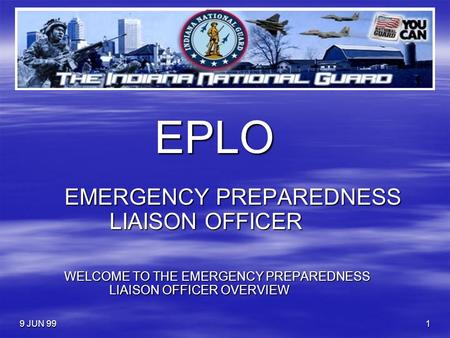 EPLO EMERGENCY PREPAREDNESS LIAISON OFFICER