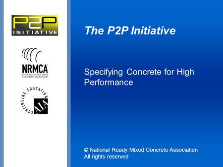 Specifying Concrete for High Performance