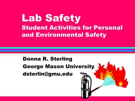 Lab Safety Student Activities for Personal and Environmental Safety