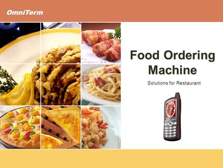 OmniTerm Solutions for Restaurant Food Ordering Machine.
