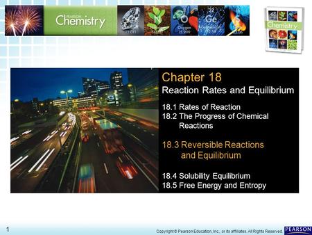 Chapter 18 Reaction Rates and Equilibrium 18.3 Reversible Reactions