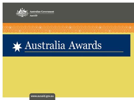 > Australia Awards aim to promote knowledge, education links and enduring ties between Australia and its neighbors through scholarship programs > brings.