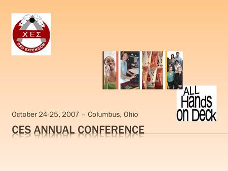 October 24-25, 2007 – Columbus, Ohio. Front left to right: Teresa Funk, Kaye Clay, Carolyn Hall, Joyce Hauke, Linda Newman. Back left to right: Kris Simpson,