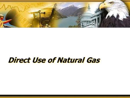 Direct Use of Natural Gas. Tampa Electric Peoples Gas.