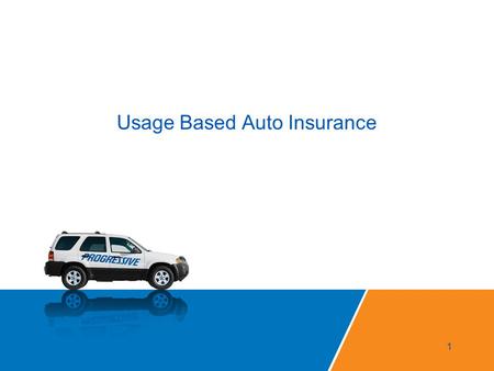 Usage Based Auto Insurance 1. Snapshot Marketing Launched March 14 th, 2011 … after 15 years of development work 2.