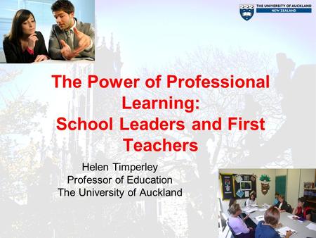 The Power of Professional Learning: School Leaders and First Teachers