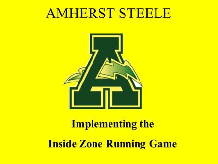Inside Zone Running Game