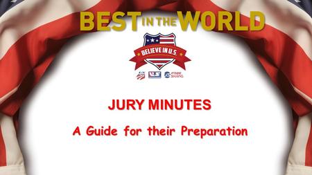 JURY MINUTES A Guide for their Preparation. This presentation is intended to offer suggestions for the proper preparation of Jury Minutes. The verbiage.