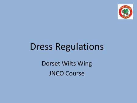 Dorset Wilts Wing JNCO Course