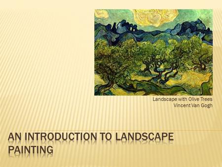 An Introduction to Landscape Painting