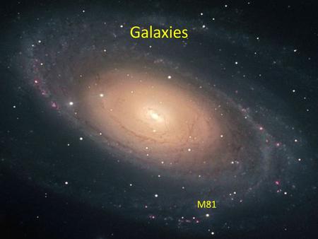 Galaxies Galaxies M81. The Milky Way Galaxy.