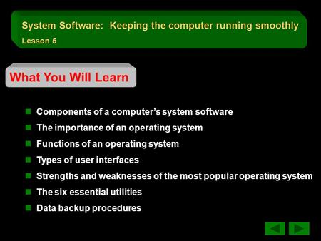 computer operating system presentation