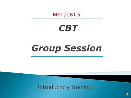 Introductory Training  Intro’s & Rapport Building  Review of Progress  Introduction & Teaching of Coping Skill  In-Session Practice Exercise  Assign.