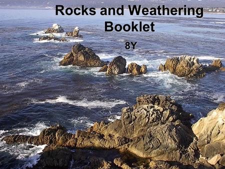 Rocks and Weathering Booklet