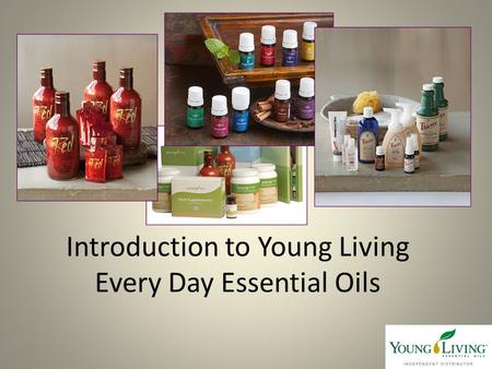 Introduction to Young Living Every Day Essential Oils