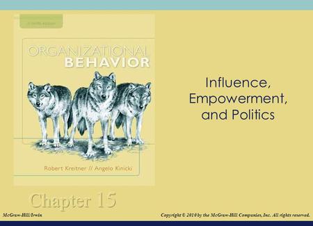 Influence, Empowerment, and Politics