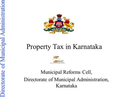 Property Tax in Karnataka