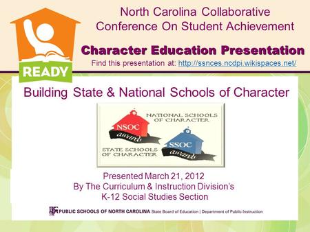 North Carolina Collaborative Conference On Student Achievement
