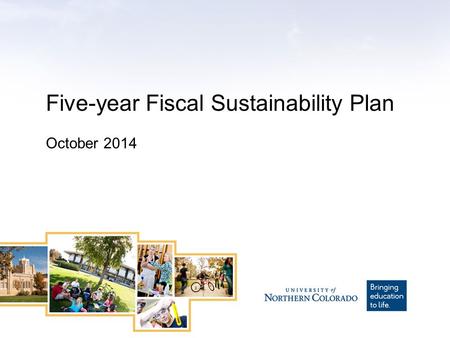 Five-year Fiscal Sustainability Plan October 2014.