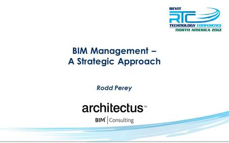 BIM Management – A Strategic Approach