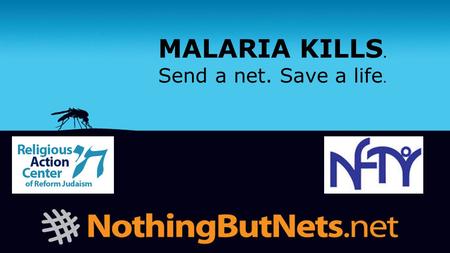 MALARIA KILLS. Send a net. Save a life.. Mosquito Tag.