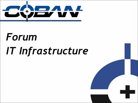 Forum IT Infrastructure. Integration Goals of IT: - Make work more efficient by integrating. - Make repetitive tasks automated. Active Directory/ HR database.