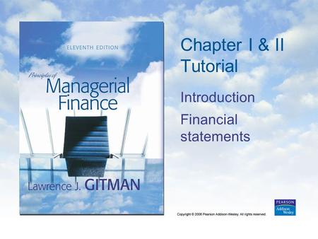 Introduction Financial statements