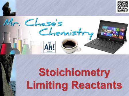 Stoichiometry Limiting Reactants. Stoichiometry Stoichiometry enables us to compare amounts of two substances in a balanced chemical reaction.