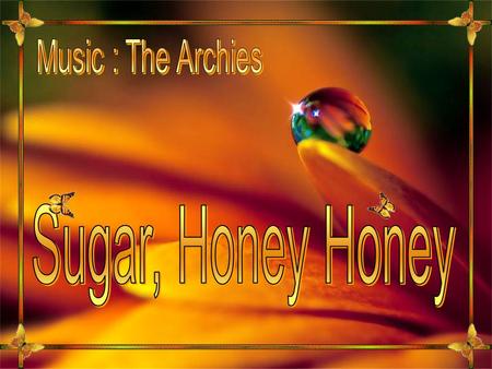 Music : The Archies Sugar, Honey Honey.
