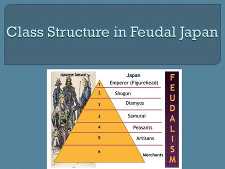 Class Structure in Feudal Japan