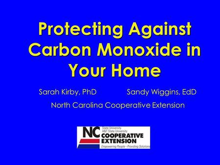 Protecting Against Carbon Monoxide in Your Home