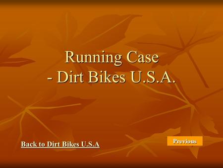 Running Case - Dirt Bikes U.S.A. Back to Dirt Bikes U.S.A Back to Dirt Bikes U.S.A Previous.